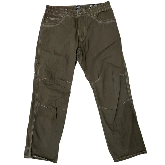 Kuhl Revolvr Pants 34x30 Vintage Patina Dye Hiking Gorpcore Pants Workwear Brown - Picture 2 of 9